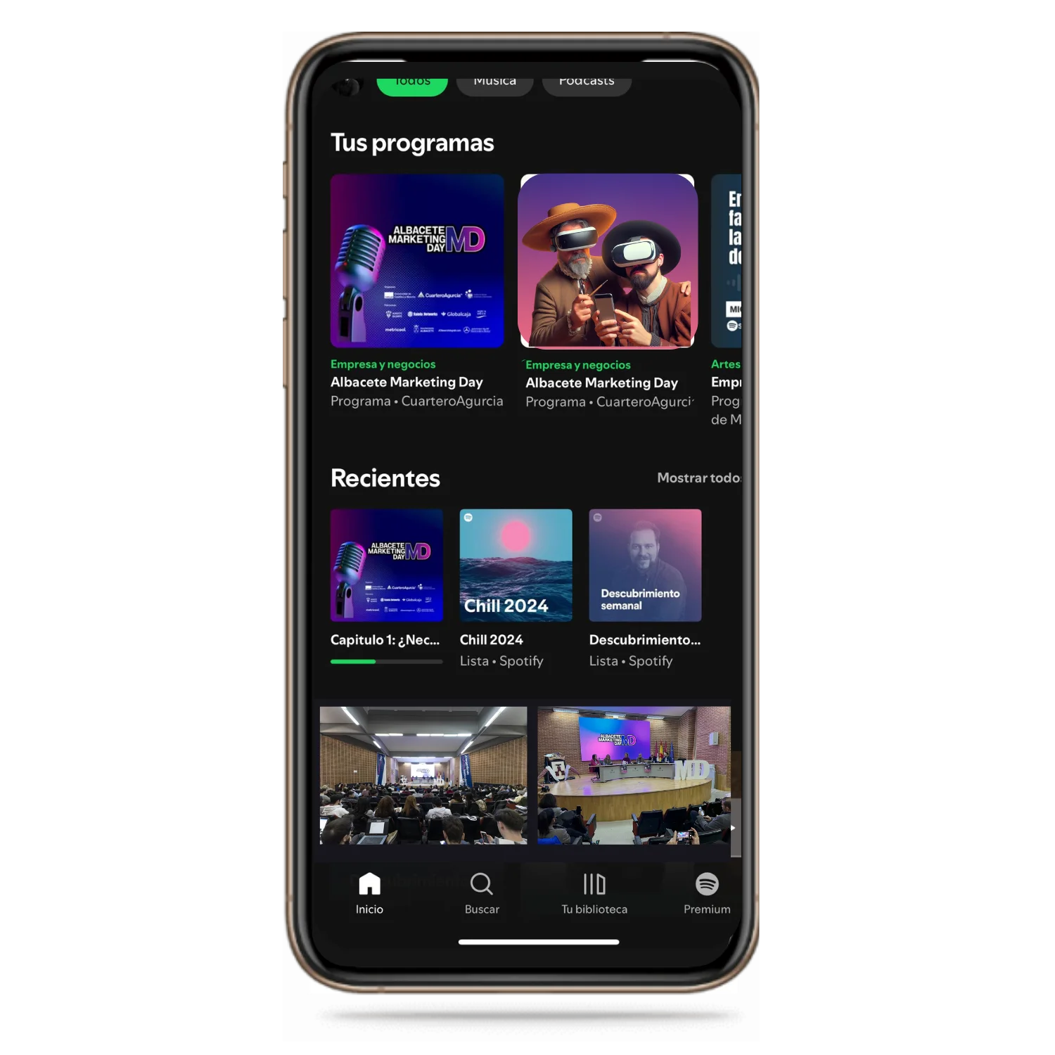 Podcast Albacete Marketing Day en Spotify
